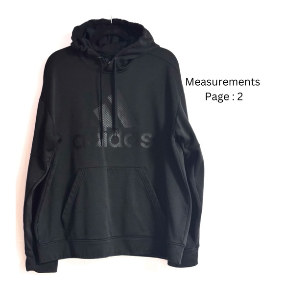 Adidas Climawarm Hoodie Sz: XL / Unisex Logo Sweatshirt Outdoor Y2K Athleisure - Picture 1 of 6